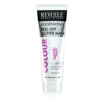 Revuele Colour Glow Rejuvenating Peel off Glitter Mask lehúzható maszk a bőr fiatalításáért 80 m