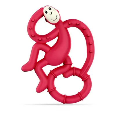 Matchstick Monkey Mini Monkey Teether rágóka antimikrobiális összetevővel Ruby 1 db