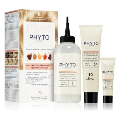 Phyto Color hajfesték ammónia nélkül árnyalat 10 Extra Light Blonde 1 db