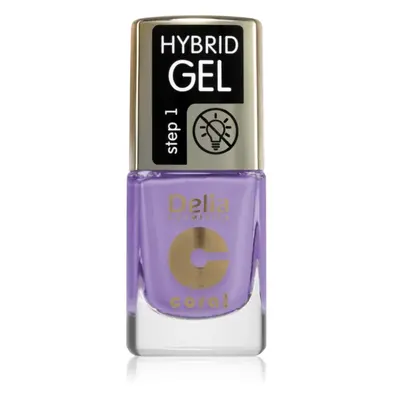 Delia Cosmetics Coral Nail Enamel Hybrid Gel géles körömlakk árnyalat 142 11 ml