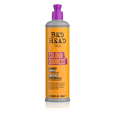 TIGI Bed Head Colour Goddess olaj sampon festett vagy melírozott hajra 400 ml