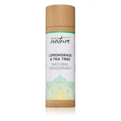 Your Nature Natural Deodorant izzadásgátló deo stift Lemongrass & Tea Tree 70 g