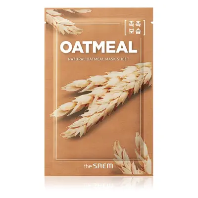 The Saem Natural Mask Sheet Oatmeal hidratáló és revitalizáló arcmaszk 21 ml