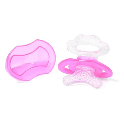 BabyOno Teether rágóka 3m+ Pink 1 db