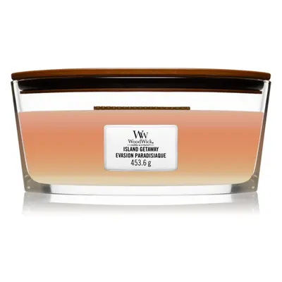 Woodwick Trilogy Island Getaway illatgyertya fa kanóccal (hearthwick) 453 g