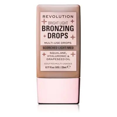 Makeup Revolution Bright Light Bronzing Drops folyékony bronzosító árnyalat Bronze Scorched 23 m