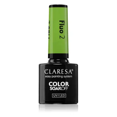 Claresa SoakOff UV/LED Color Fluo géles körömlakk árnyalat 2 5 g