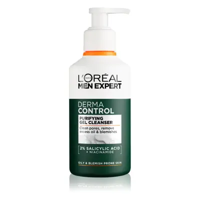 L’Oréal Paris Men Expert Derma Control tisztító gél niacinamiddal 260 ml