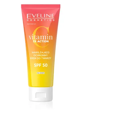 Eveline Cosmetics Vitamin C 3x Action hidratáló nappali krém SPF 50 30 ml