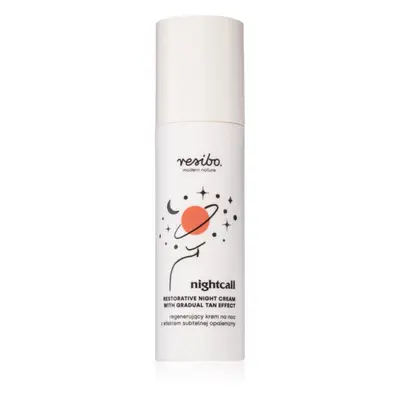 Resibo Nightcall Restorative Night Cream regeneráló éjszakai krém a fokozatos barnulásért 50 ml