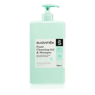 Suavinex Foam Cleansing Gel & Shampoo habsampon gyermekeknek születéstől kezdődően Baby Cologne 