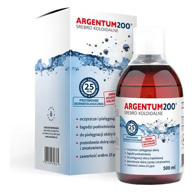 Aura Herbals Argentum 200 Collodial Silver 25 ppm tonik ezüstkolloiddal 500 ml