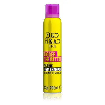 TIGI Bed Head Bigger the Better habsampon a hajtérfogat növelésére 200 ml