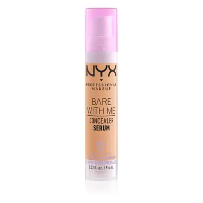 NYX Professional Makeup Bare With Me Concealer Serum hidratáló korrektor 2 az 1-ben árnyalat 5.5