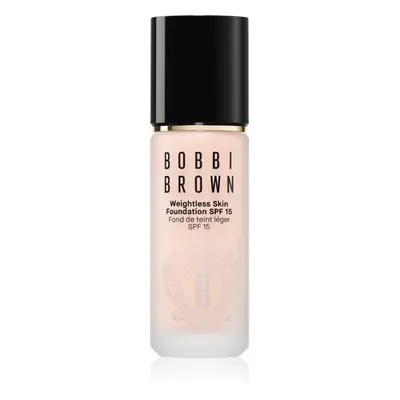 Bobbi Brown Weightless Skin Foundation SPF 15 tartós alapozó hidratáló hatással árnyalat Alabast