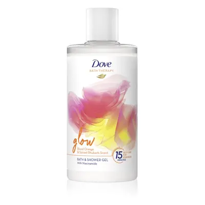 Dove Bath Therapy Glow tusoló- és fürdőgél Blood Orange & Rhubarb 400 ml