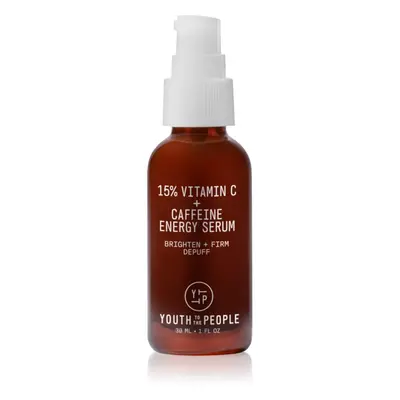 Youth To The People Energy 15% Vitamin C + Caffeine Serum bőrélénkítő szérum C-vitaminnal 30 ml