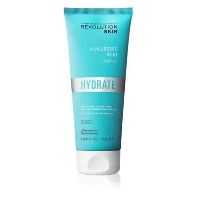 Revolution Skincare Hydrate Hyaluronic Acid finoman tisztító géles krém 200 ml