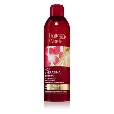 Bottega Verde Goji & Keratin élénkítő sampon festett hajra 250 ml