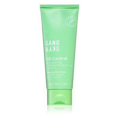 Sand & Sky Oil Control Clearing Face Mask normalizáló mélytisztító maszk zsíros és problémás bőr