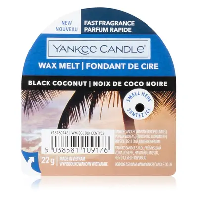 Yankee Candle Black Coconut illatos viasz aromalámpába 22 g