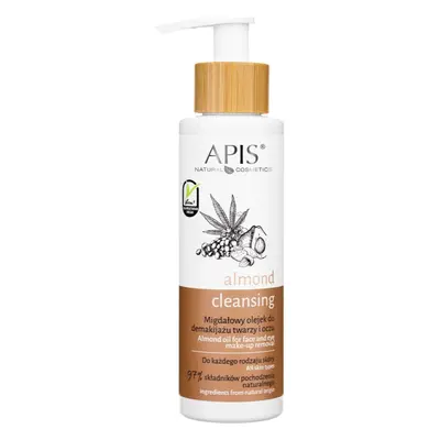 Apis Natural Cosmetics Almond tisztító és sminklemosó olaj 150 ml