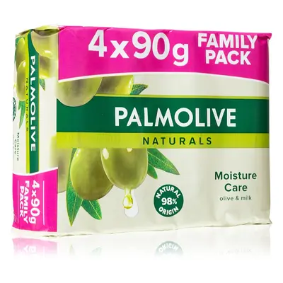 Palmolive Naturals Milk & Olive Szilárd szappan 4x90 g