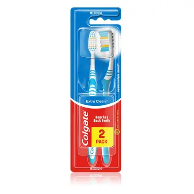 Colgate Extra Clean Medium medium fogkefék 2 db