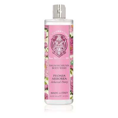 La Florentina Arboreal Peony Body Wash természetes tusoló gél bazsarózsa 500 ml