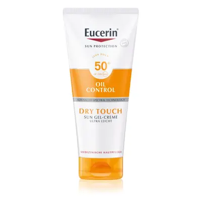 Eucerin Sun Oil Control krémes gél napozáshoz SPF 50+ 200 ml