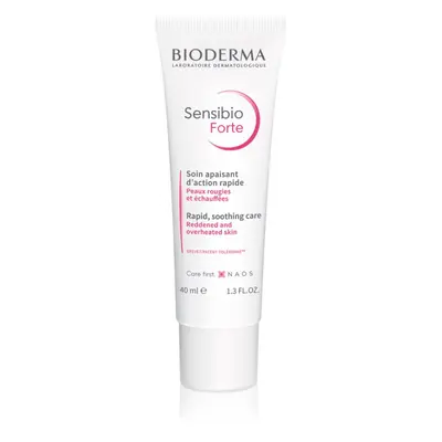 Bioderma Sensibio Forte hidratáló és nyugtató krém Érzékeny, bőrpírra hajlamos bőrre 40 ml