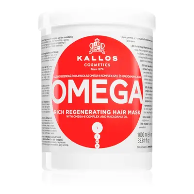 Kallos KJMN Professional Omega tápláló hajmaszk omega 6 komplexszel és makadámia olajjal 1000 ml