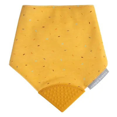 Canpol babies Cloth Bib with Teether előke rágókával Yellow 1 db