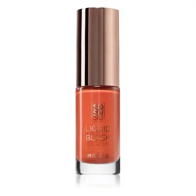 SOSU Cosmetics Liquid Blush folyékony arcpirosító árnyalat Peach Glow 8 ml