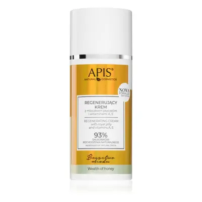 Apis Natural Cosmetics Wealth Of Honey tápláló regeneráló krém A és E vitaminnal 100 ml