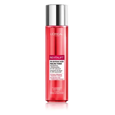 L’Oréal Paris Revitalift Glycolic peeling toner hámlasztó tisztító tonik 180 ml