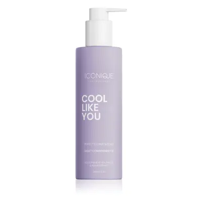 ICONIQUE Professional COOL LIKE YOU Perfect Blonde & Silver Violet kondicionáló semlegesíti a sá