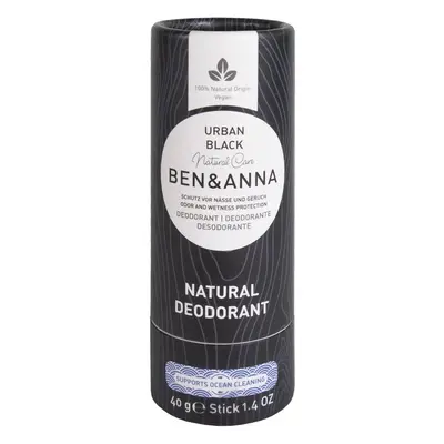 BEN&ANNA Natural Deodorant Urban Black izzadásgátló deo stift 40 g