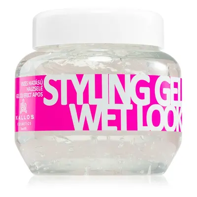 Kallos Kallos Classic Styling Gel vizes hatású hajzselé ultra erős fixálás Wet Look 275 ml