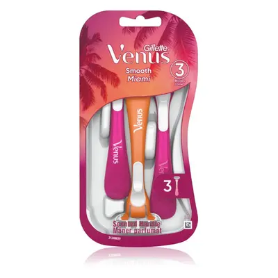 Gillette Venus Smooth Miami eldobható borotvák hölgyeknek 3 db