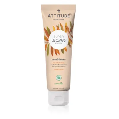 Attitude Super Leaves Volume & Shine természetes kondicionáló méregtelenítő hatással 240 ml