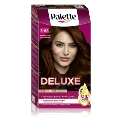 Schwarzkopf Palette Deluxe tartós hajfesték árnyalat 5-68 Golden Chestnut 1 db