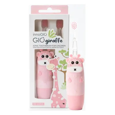 innoGIO GIOGiraffe Sonic Toothbrush sonic fogkefe gyermekeknek Pink 1 db