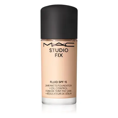 MAC Cosmetics Mini Studio Fix Fluid SPF 15 24HR Matte Foundation + Oil Control mattító alapozó S