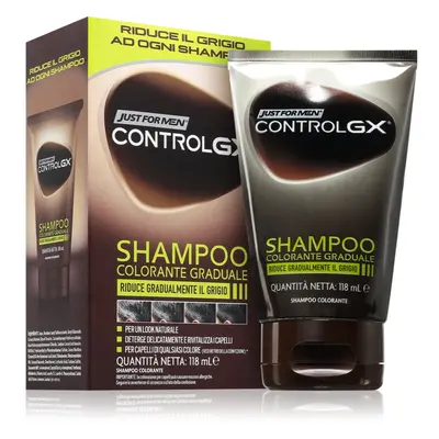 Just for Men Control GX Shampoo sampon és kondicionáló 2 in1 ősz hajra uraknak 118 ml