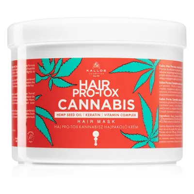 Kallos Hair Pro-Tox Cannabis regeneráló hajmasz kender olajjal 500 ml