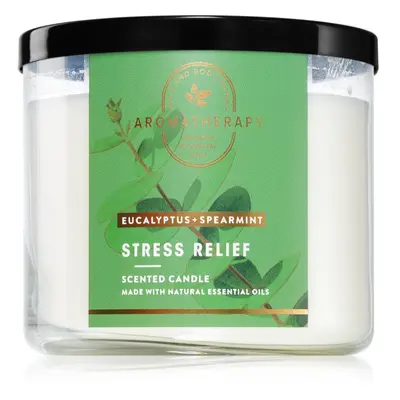 Bath & Body Works Stress Relief Eucalyptus & Spearmint illatgyertya Stress Relief 411 g