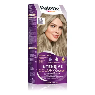 Schwarzkopf Palette Intensive Color Creme tartós hajfesték árnyalat 9-1 Cool Extra Light Blonde 