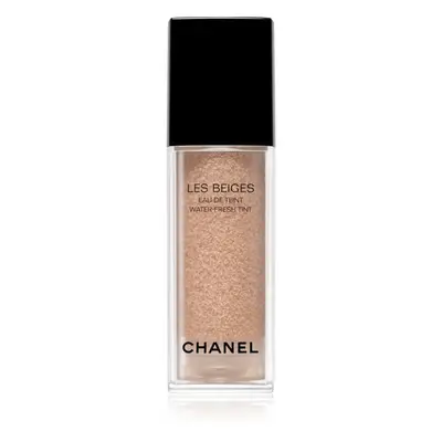 Chanel Les Beiges Water-Fresh Tint könnyű hidratáló alapozó applikátorral árnyalat Medium Plus 3