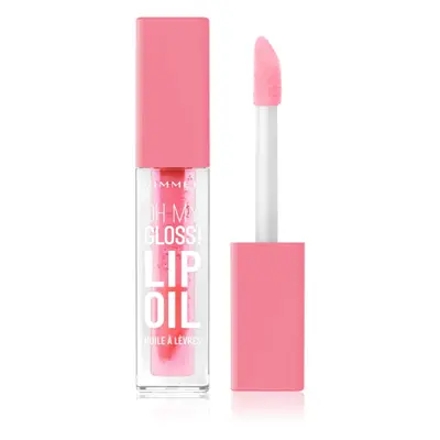 Rimmel Oh My Gloss! Lip Oil ajak olaj hidratáló hatással árnyalat 001 Pink Flush 4,5 ml